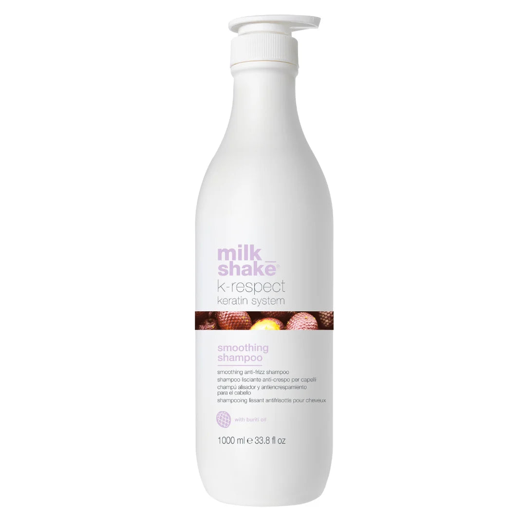 White shampoo bottle with 'milk_shake' branding on a white background