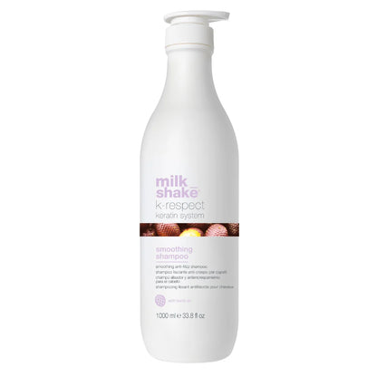 White shampoo bottle with 'milk_shake' branding on a white background