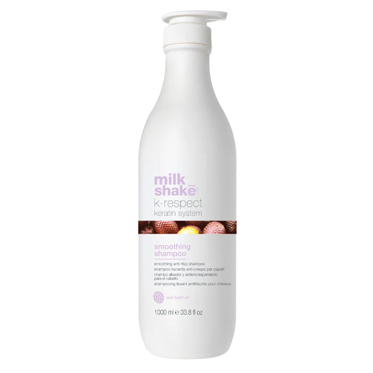 White shampoo bottle with 'milk_shake' branding on a white background