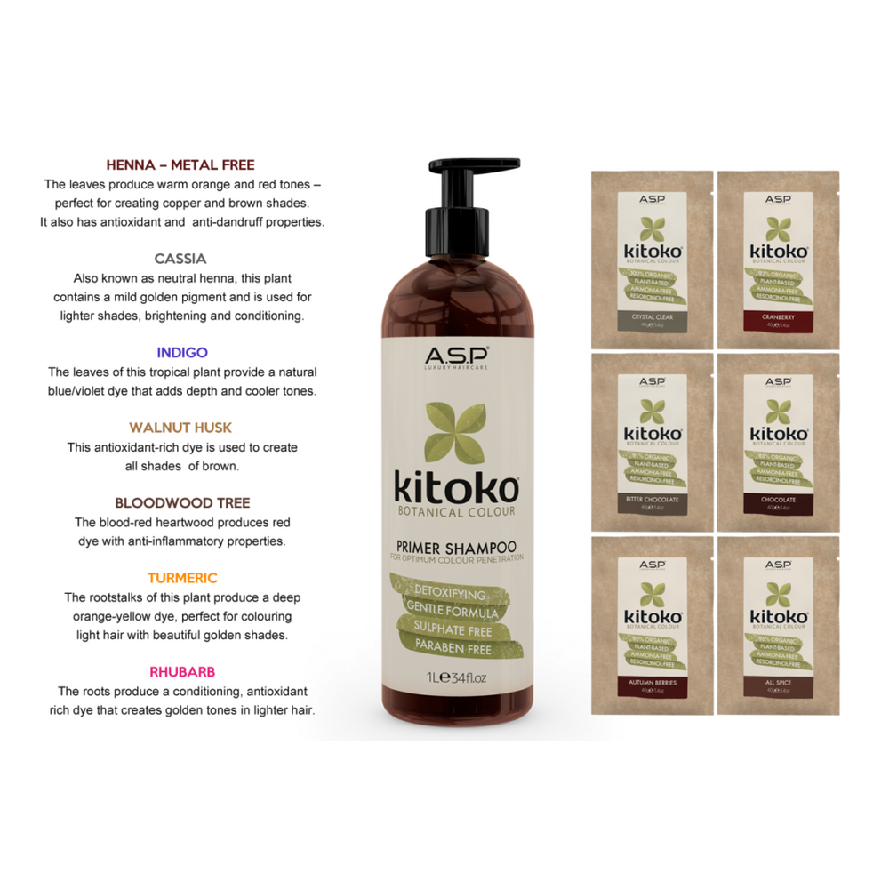ASP Kitoko Botanical Colour - Plant Based Demi-Permanent Colour 40g