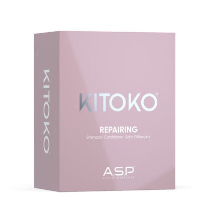 Kitoko Repairing Gift Set with Satin Pillow Case – Nourish, Strengthen & Restore