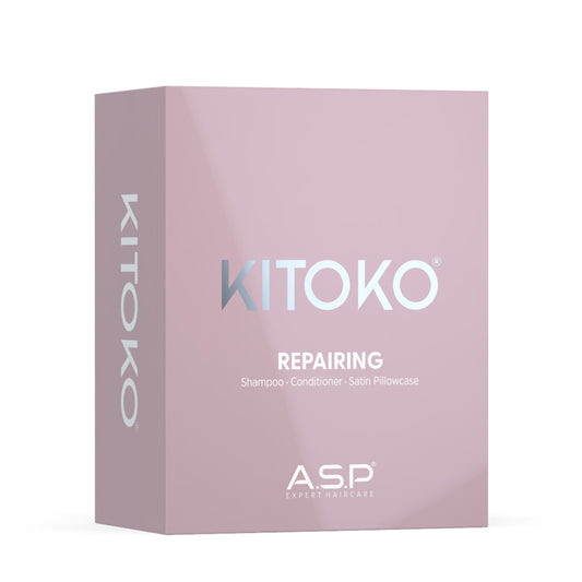 Kitoko Repairing Gift Set with Satin Pillow Case – Nourish, Strengthen & Restore