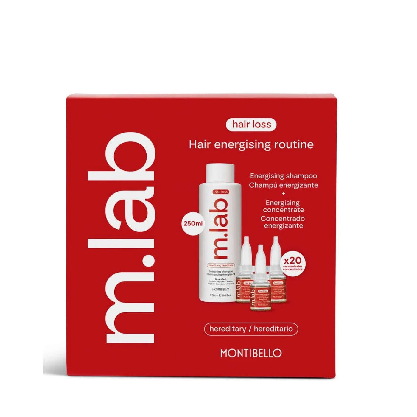 Montibello m.lab Hereditary Energising Hair Loss Home Care Pack