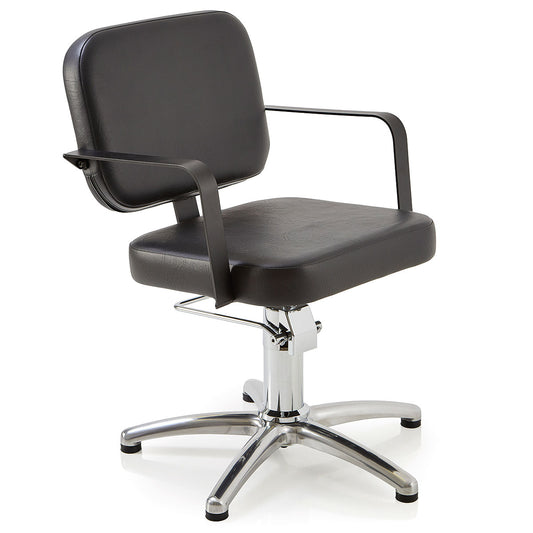 REM Nero Hydraulic Salon Chair - Black