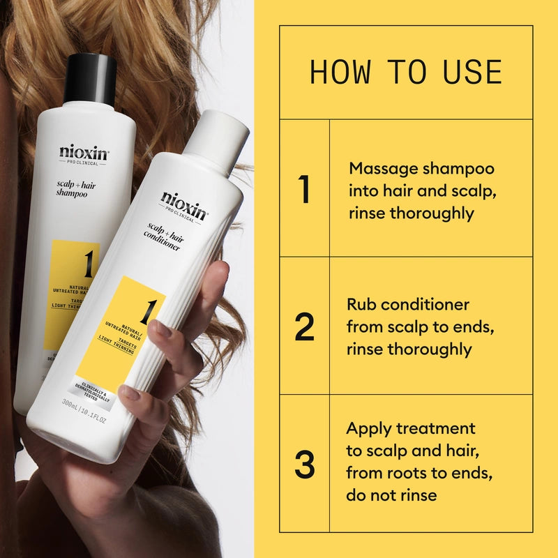 Wella - Nioxin - 3 Part Trial Kit 1
