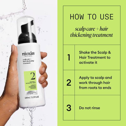 Wella - Nioxin - Scalp & Hair Leave In Treatment 2 - 100ml