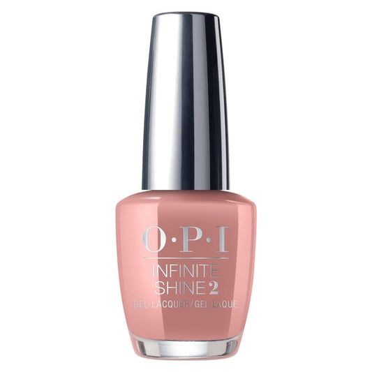 OPI Infinite Shine nail polish bottle on a white background
