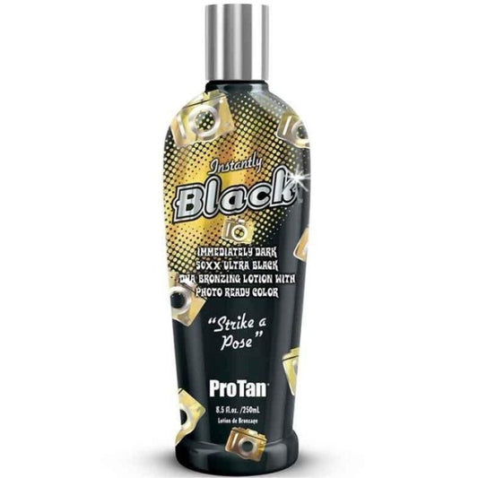 Pro Tan Instantly Black Ultra Dark DHA Bronzing Lotion – Extreme Tanning Accelerator