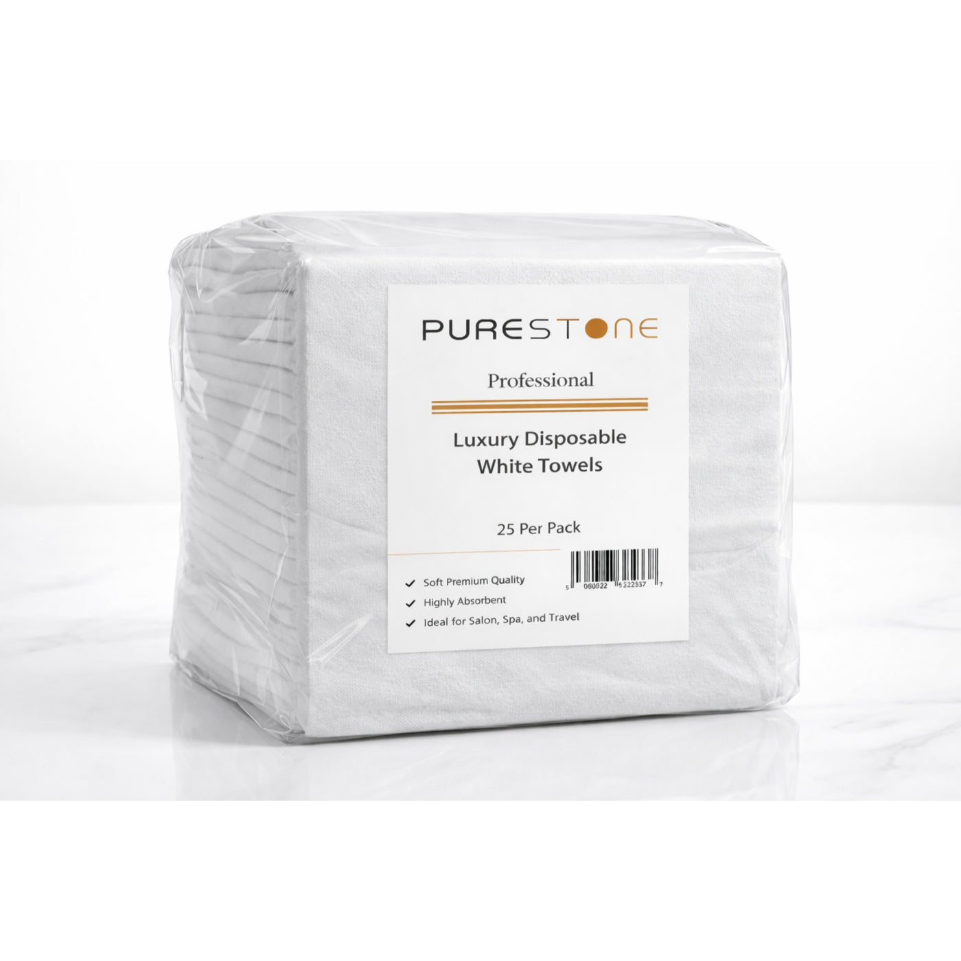 Purestone Disposable Hair Towels – Soft, Ultra-Absorbent Pack of 25
