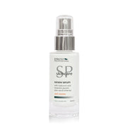 A bottle of 'Strictly Professional - Anti-Age Renew Serum 150ml', primarily white in color with a pump dispenser, labeled for facial use.