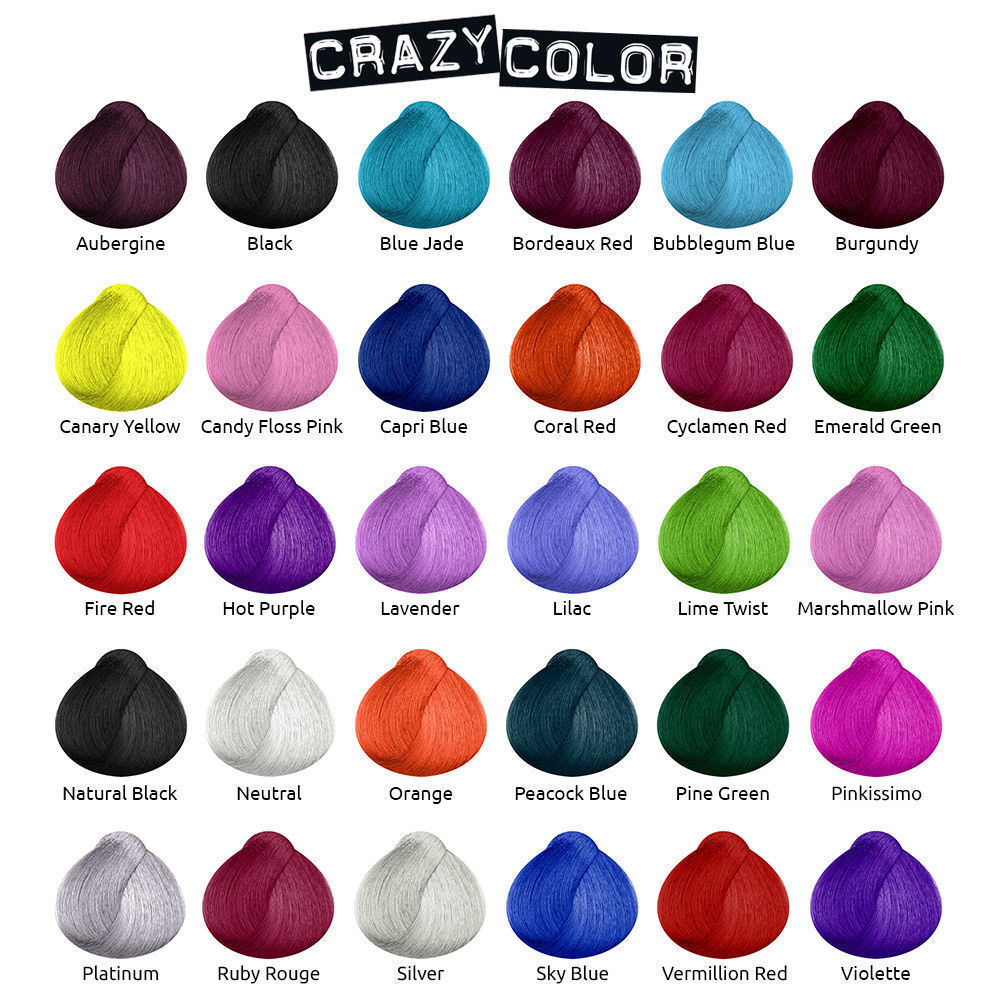 Crazy Colour Semi-Permanent Hair Dye