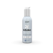 Kitoko Arte Curl Booster Cream bottle, professional hair styling product on white background