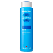 Goldwell Colorance demi-permanent hair color bottle in blue, professional salon hair dye