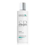 A bottle of Strictly Professional combination skin toner.