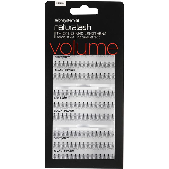 Salon System - Black Individual Lashes Value Pk