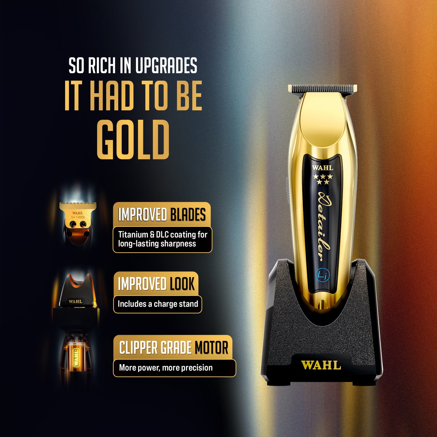 Wahl Detailer Cordless Gold Trimmer Li