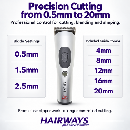Wella Xpert HS71 cutting lengths from 0.5mm to 20mm